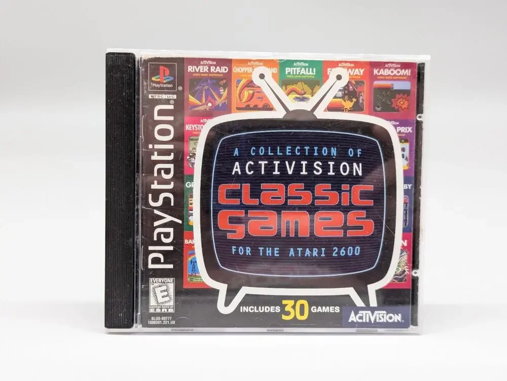 Collection of Activision Atari PlayStation 1 Replacement Case Manual No Game